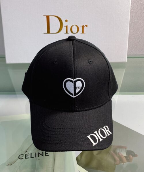 Christian Dior Jack Dior Baseball Cap In Black