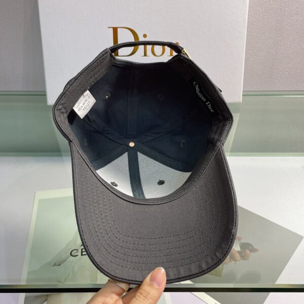 Christian Dior Jack Dior Baseball Cap In Black