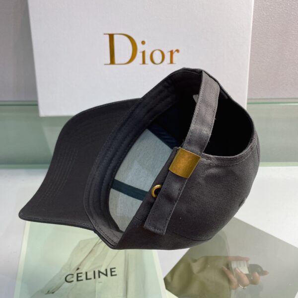 Christian Dior Jack Dior Baseball Cap In Black