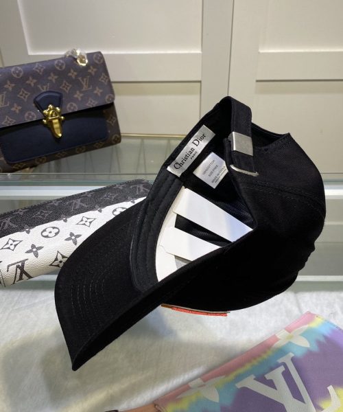 Christian Dior Jack Dior Baseball Cap In Black
