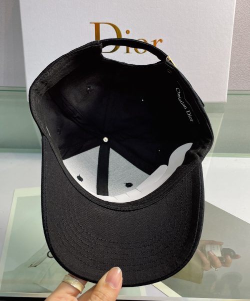 Christian Dior Jack Dior Baseball Cap In Black