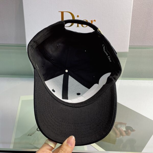 Christian Dior Jack Dior Baseball Cap In Black