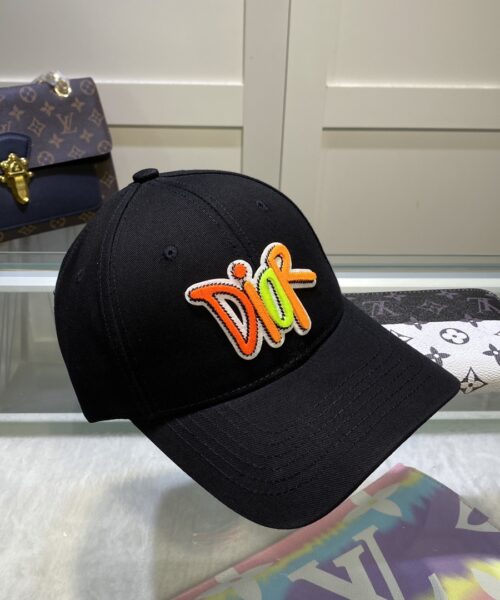 Christian Dior Jack Dior Baseball Cap In Black