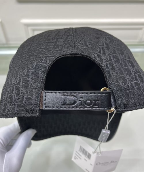 Christian Dior Jack Dior Baseball Cap In Black