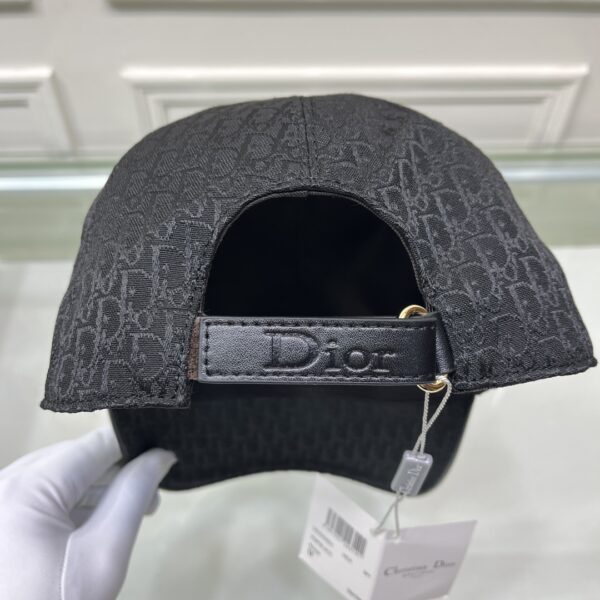 Christian Dior Jack Dior Baseball Cap In Black