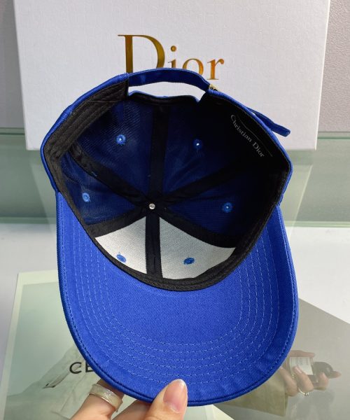 Christian Dior Jack Dior Baseball Cap In Blue