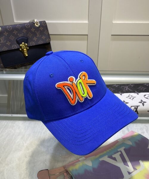 Christian Dior Jack Dior Baseball Cap In Blue