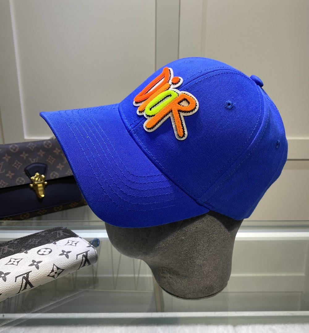 Christian Dior Jack Dior Baseball Cap In Blue