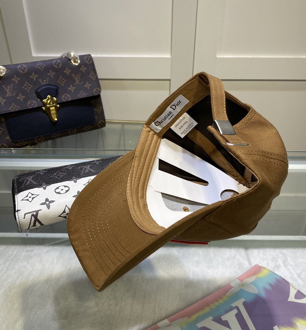 Christian Dior Jack Dior Baseball Cap In Brown