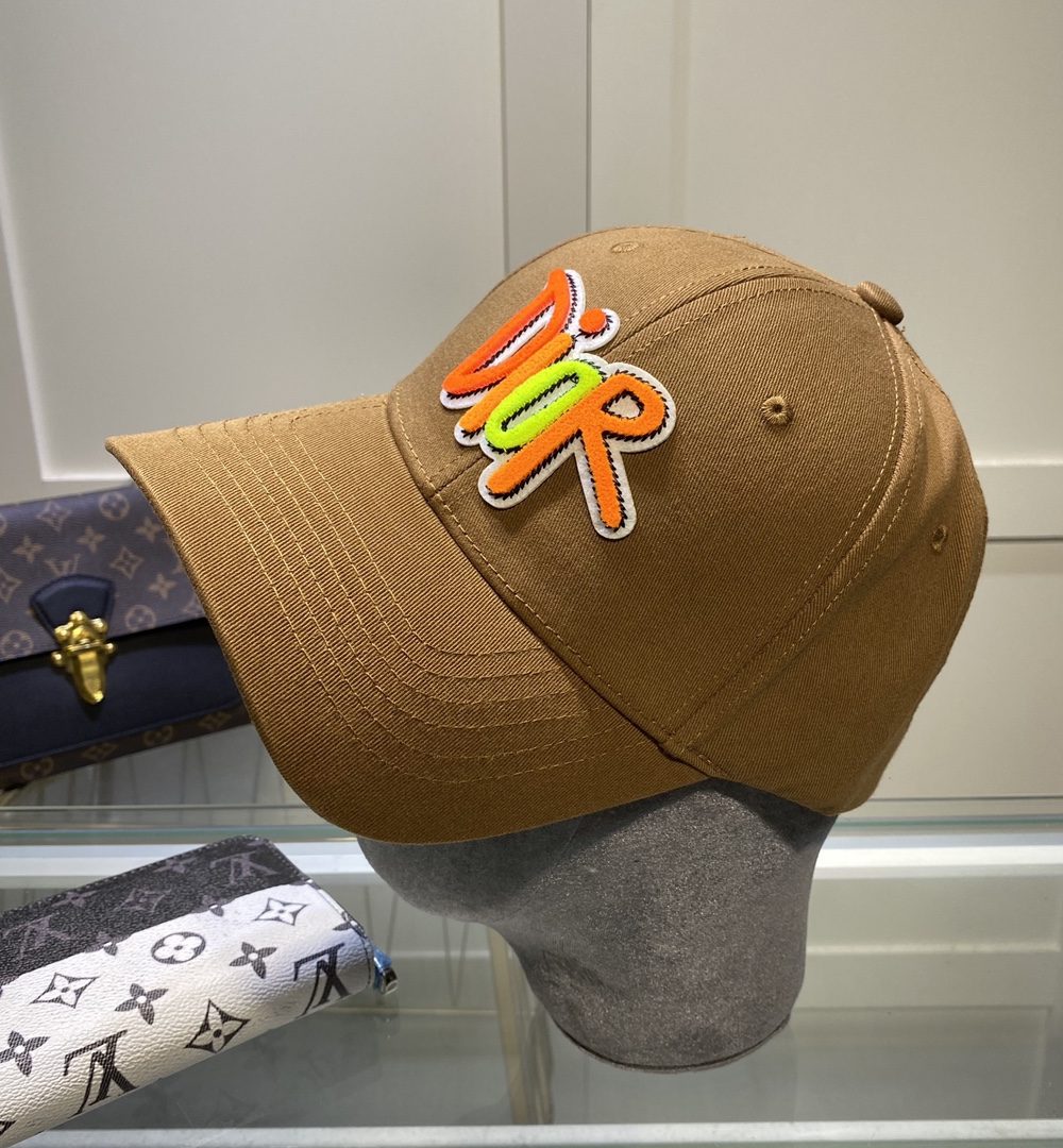 Christian Dior Jack Dior Baseball Cap In Brown