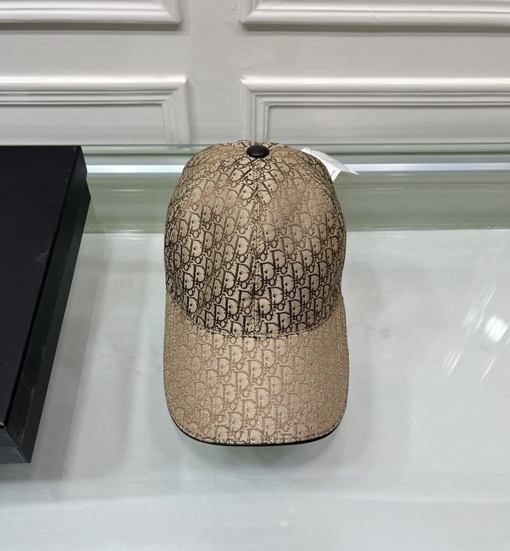 Christian Dior Jack Dior Baseball Cap In Brown