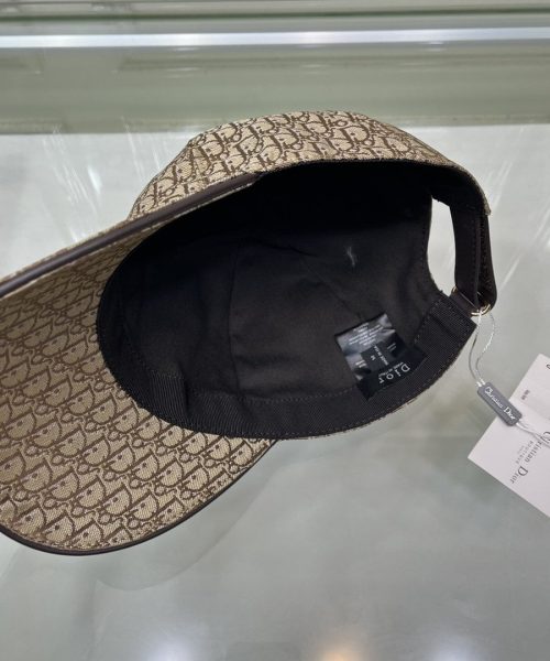 Christian Dior Jack Dior Baseball Cap In Brown