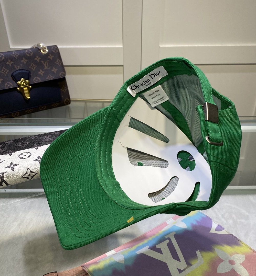 Christian Dior Jack Dior Baseball Cap In Green