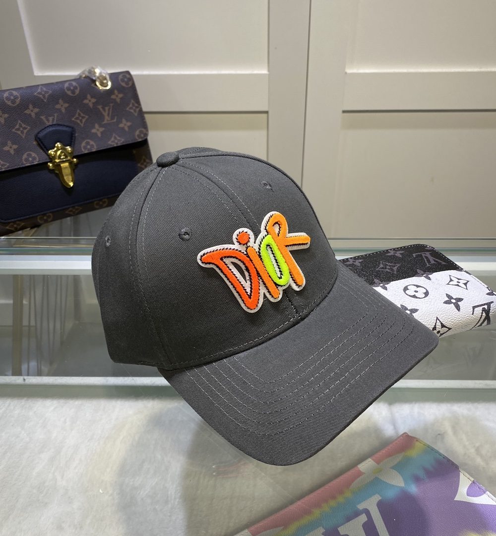 Christian Dior Jack Dior Baseball Cap In Grey