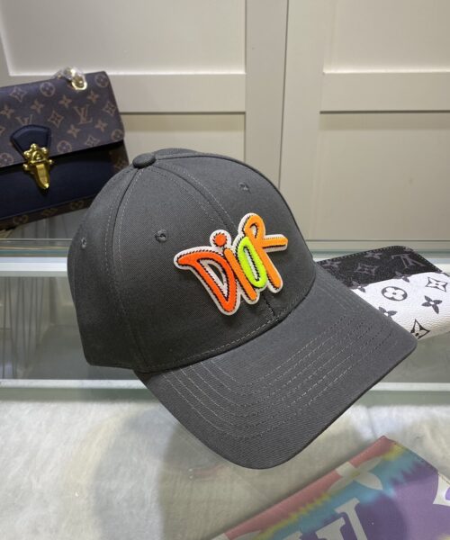 Christian Dior Jack Dior Baseball Cap In Grey
