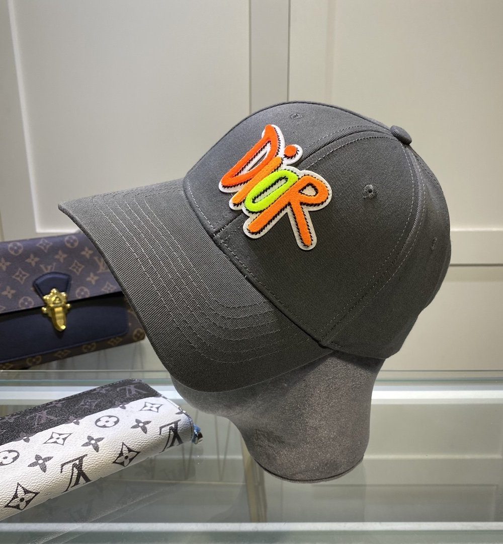 Christian Dior Jack Dior Baseball Cap In Grey