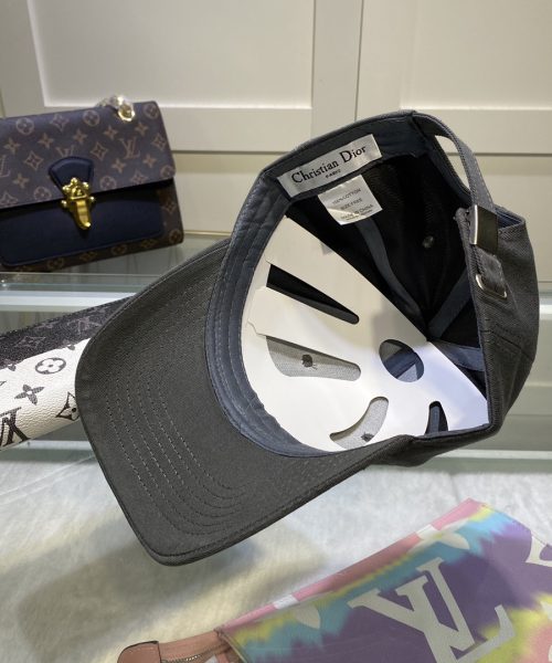 Christian Dior Jack Dior Baseball Cap In Grey