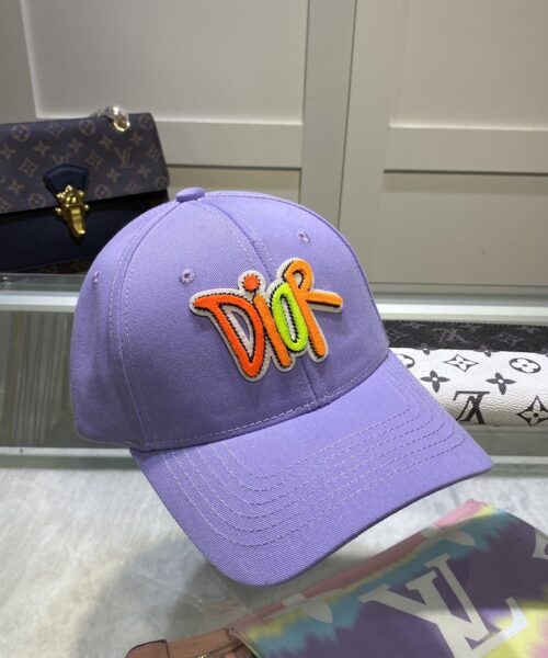 Christian Dior Jack Dior Baseball Cap In Purple