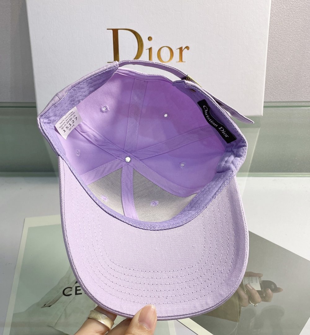 Christian Dior Jack Dior Baseball Cap In Purple
