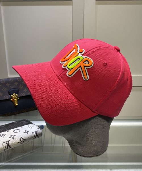Christian Dior Jack Dior Baseball Cap In Red