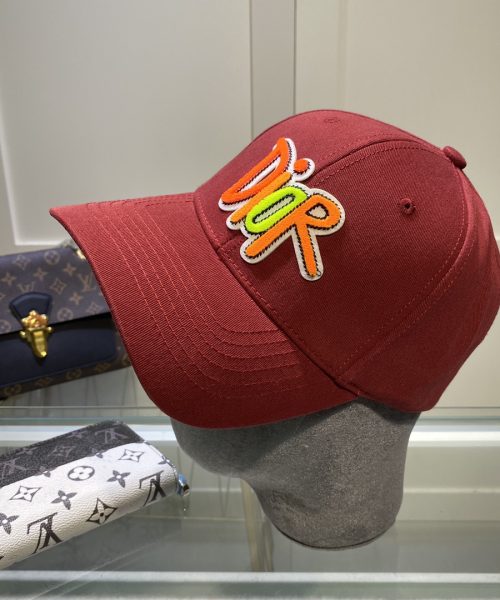 Christian Dior Jack Dior Baseball Cap In Red