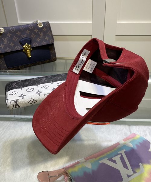 Christian Dior Jack Dior Baseball Cap In Red