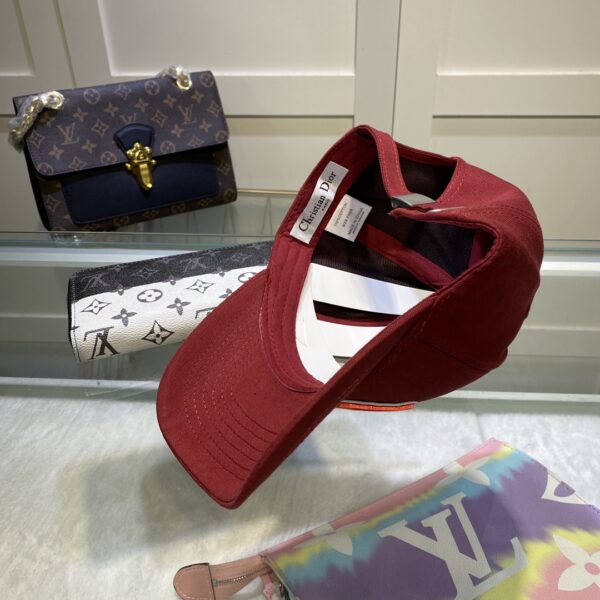 Christian Dior Jack Dior Baseball Cap In Red