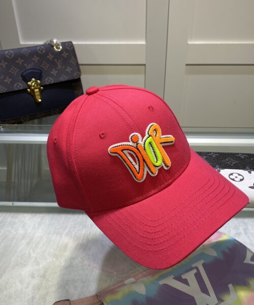 Christian Dior Jack Dior Baseball Cap In Red