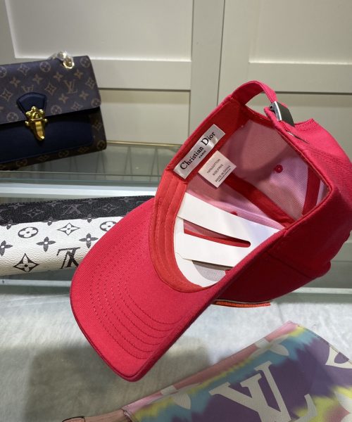 Christian Dior Jack Dior Baseball Cap In Red