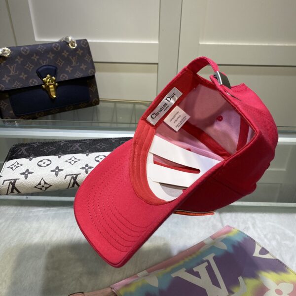Christian Dior Jack Dior Baseball Cap In Red