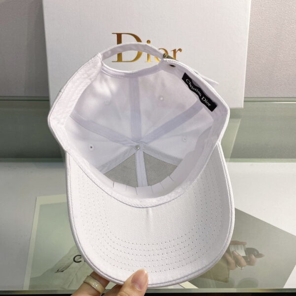 Christian Dior Jack Dior Baseball Cap In White