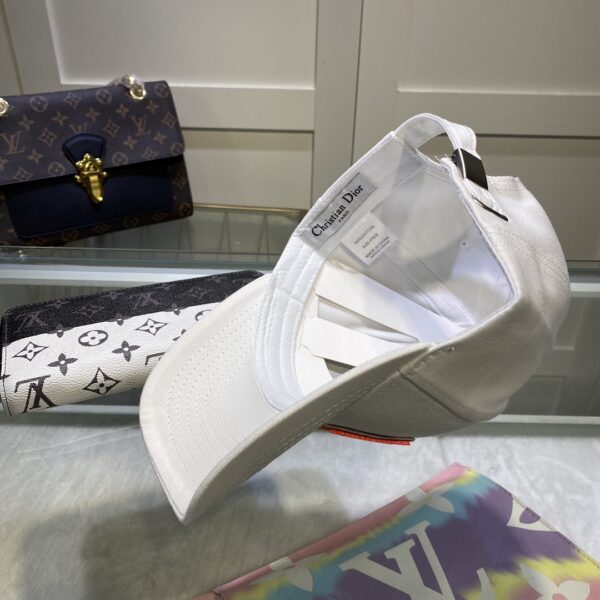 Christian Dior Jack Dior Baseball Cap In White
