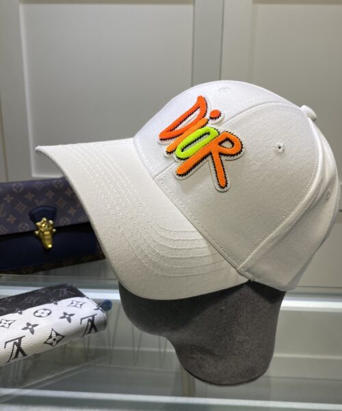 Christian Dior Jack Dior Baseball Cap In White