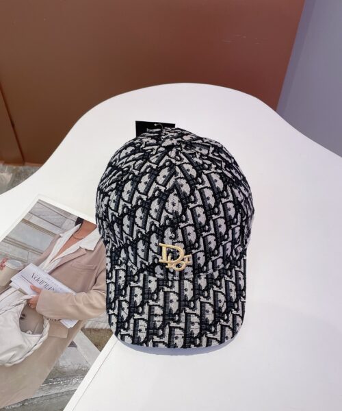 Christian Dior Jack Dior Baseball Cap White/Black Cap