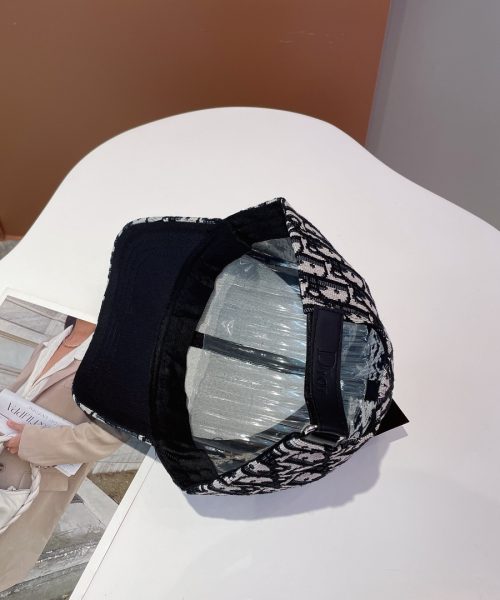 Christian Dior Jack Dior Baseball Cap White/Black Cap