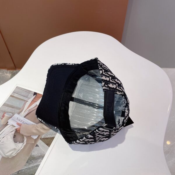 Christian Dior Jack Dior Baseball Cap White/Black Cap