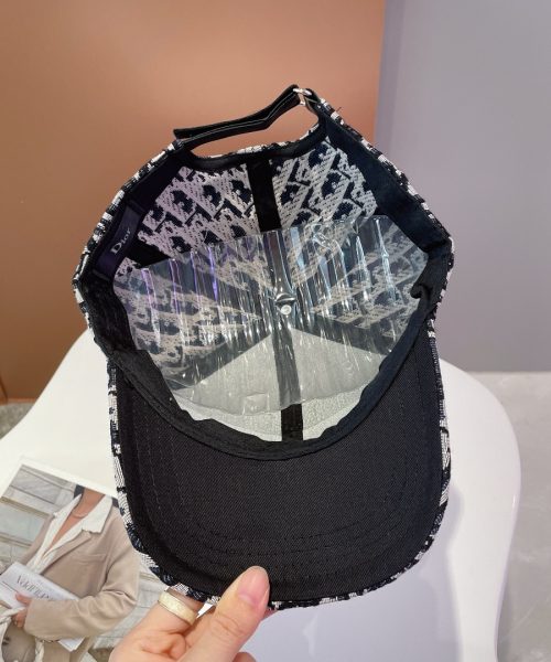 Christian Dior Jack Dior Baseball Cap White/Black Cap
