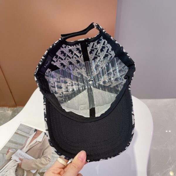 Christian Dior Jack Dior Baseball Cap White/Black Cap