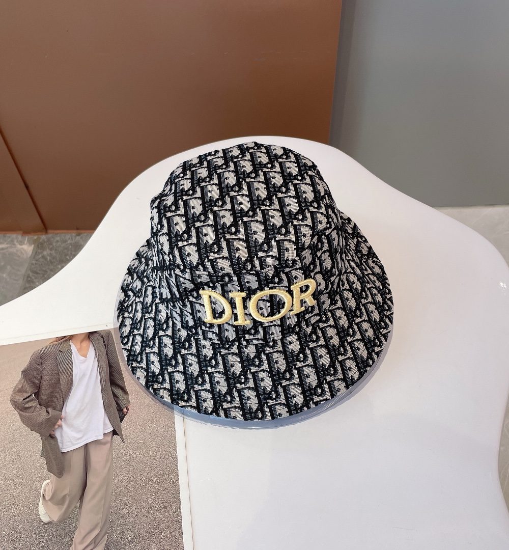 Christian Dior Jack Dior Bucket Hat Black Hat