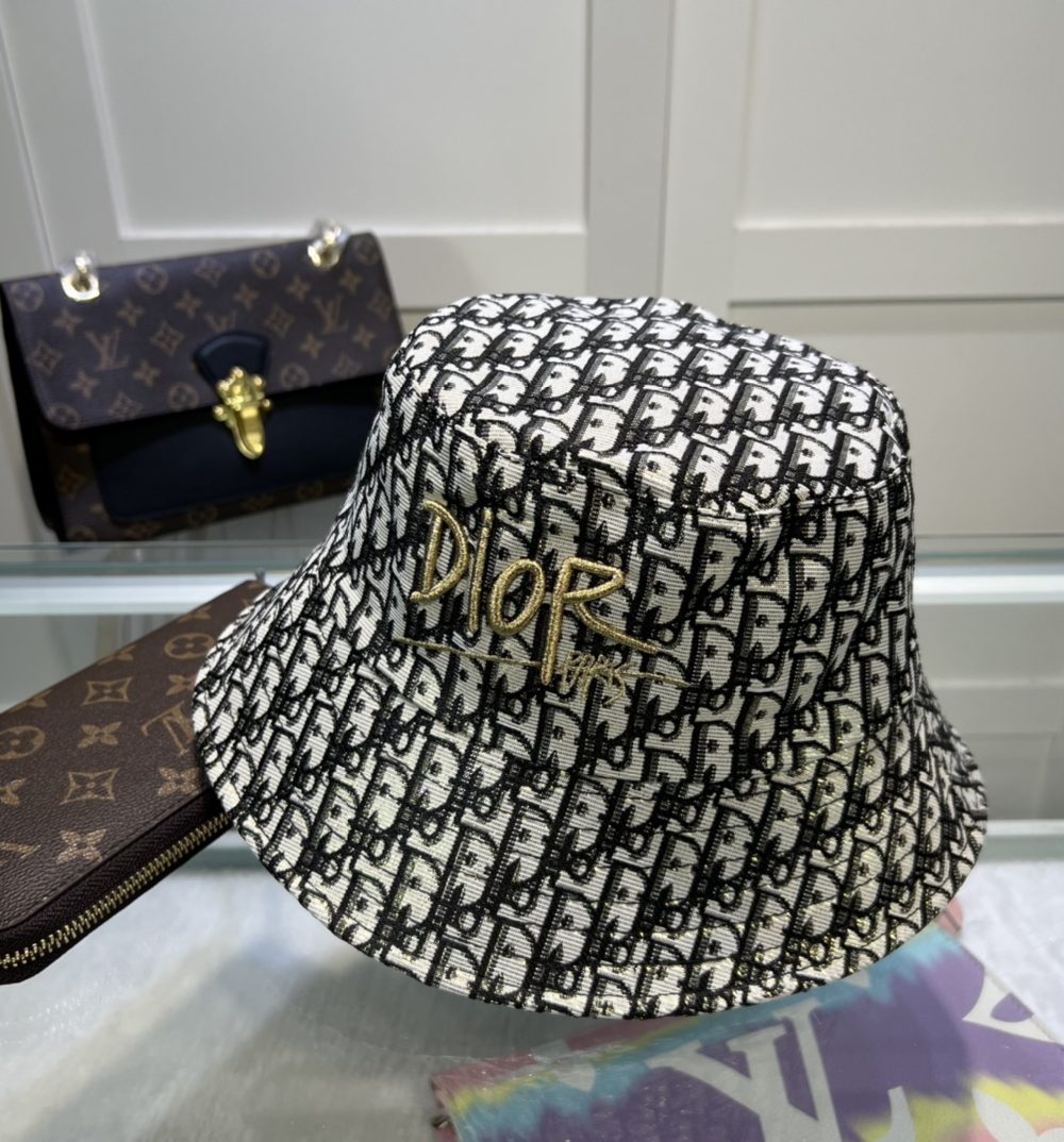 Christian Dior Jack Dior Bucket Hat Black Hat