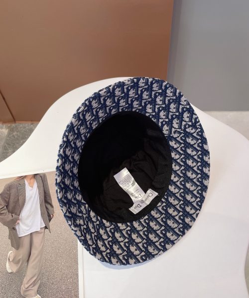 Christian Dior Jack Dior Bucket Hat Blue Hat