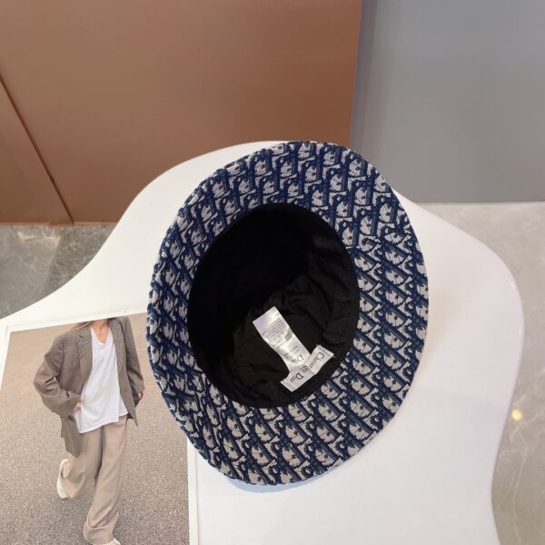 Christian Dior Jack Dior Bucket Hat Blue Hat