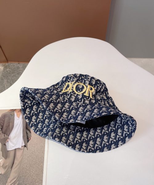 Christian Dior Jack Dior Bucket Hat Blue Hat