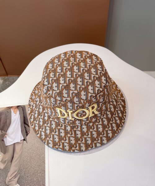 Christian Dior Jack Dior Bucket Hat Brown Hat
