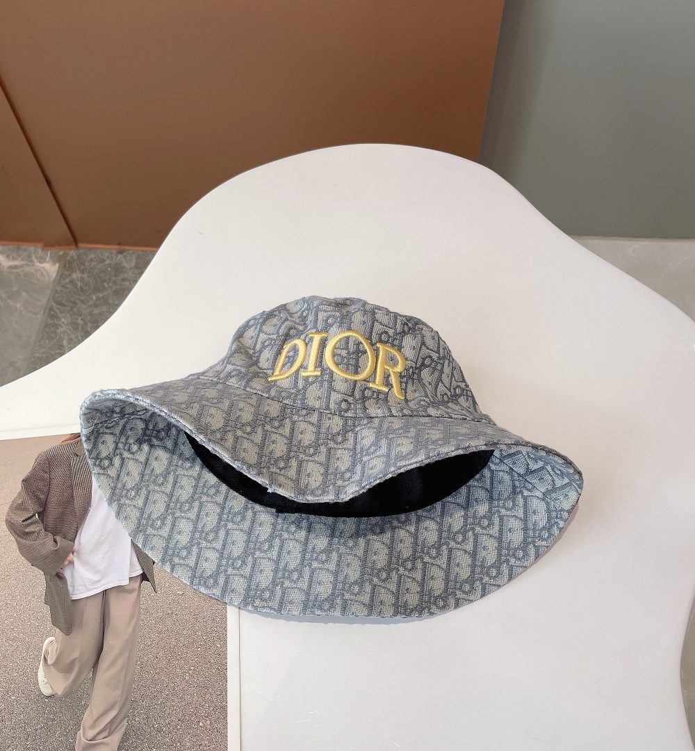 Christian Dior Jack Dior Bucket Hat Grey Hat