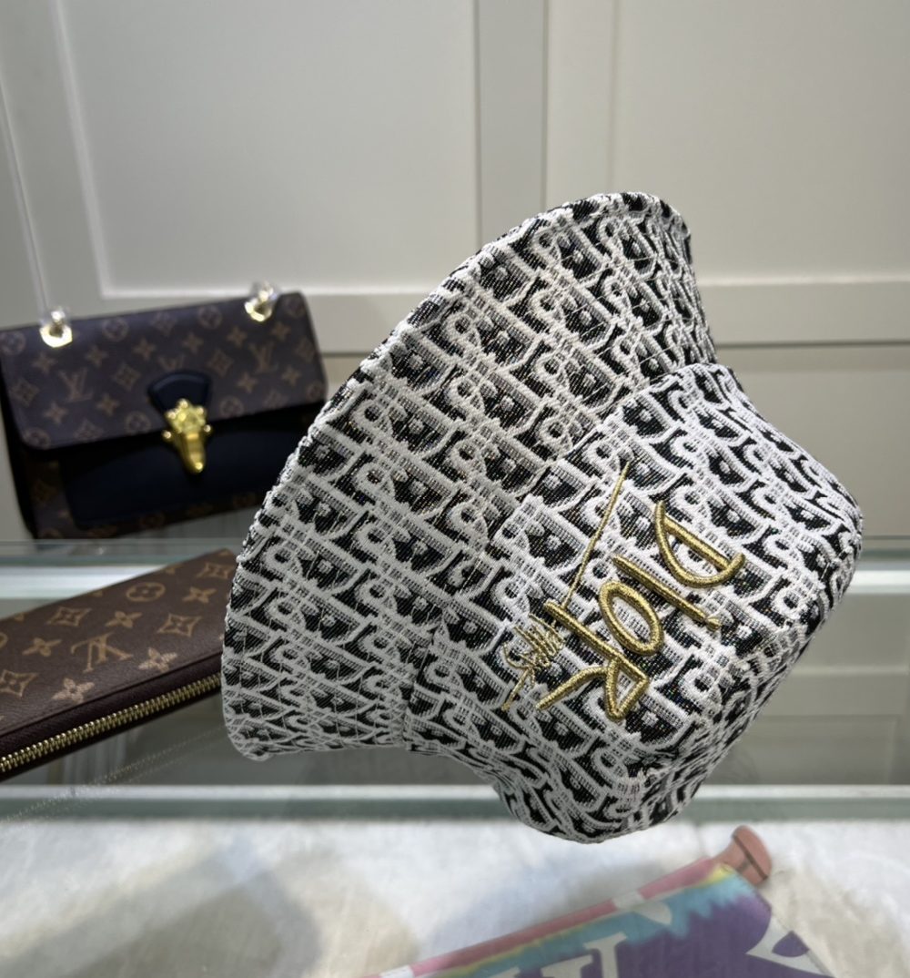 Christian Dior Jack Dior Bucket Hat White Hat