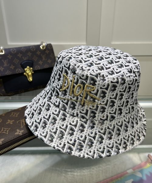 Christian Dior Jack Dior Bucket Hat White Hat