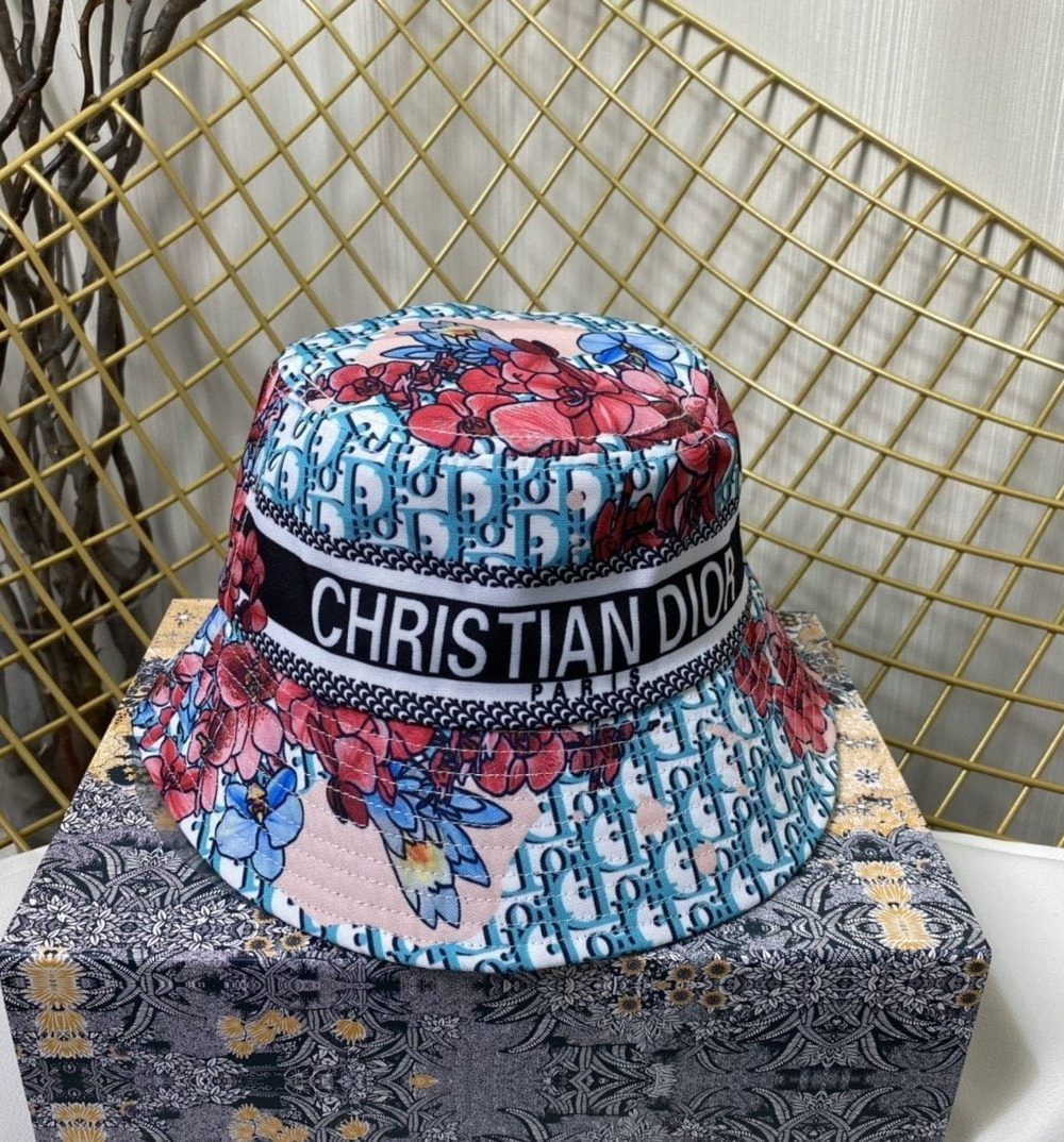Christian Dior Jack Dior Bucket Hat With Multiple Color