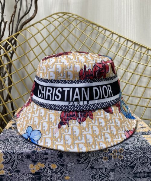 Christian Dior Jack Dior Bucket Hat With Multiple Color
