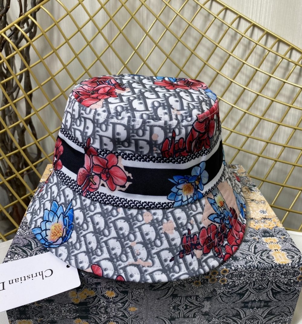 Christian Dior Jack Dior Bucket Hat With Multiple Color